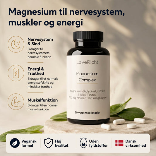 LøveRicht Magnesium Complex – 60 tabletter - Stranvia