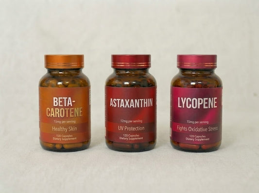Beta-Carotene, Astaxanthin, and Lycopene Supplements