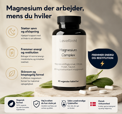 LøveRicht Magnesium Complex 60 vegan tablets