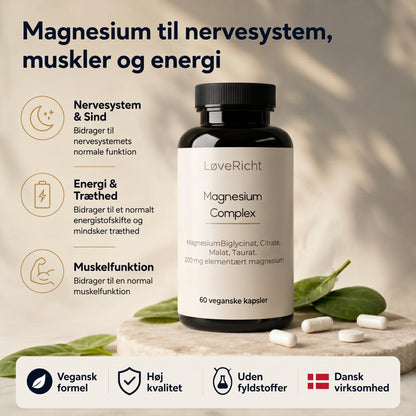 LøveRicht Magnesium Complex – 60 tabletter - Stranvia