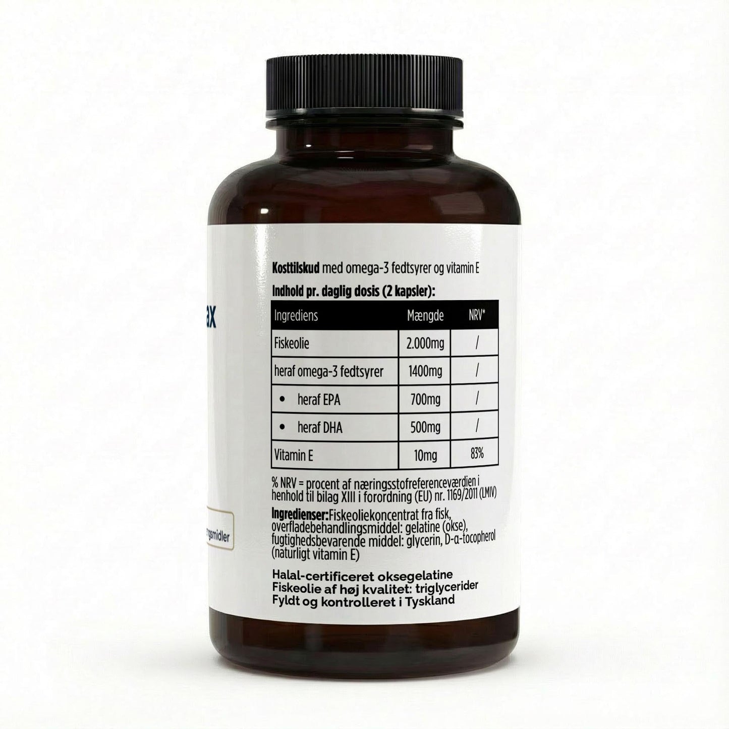 LøveRicht Omega 3 Max 35/25 - 120 Softgels - Stranvia
