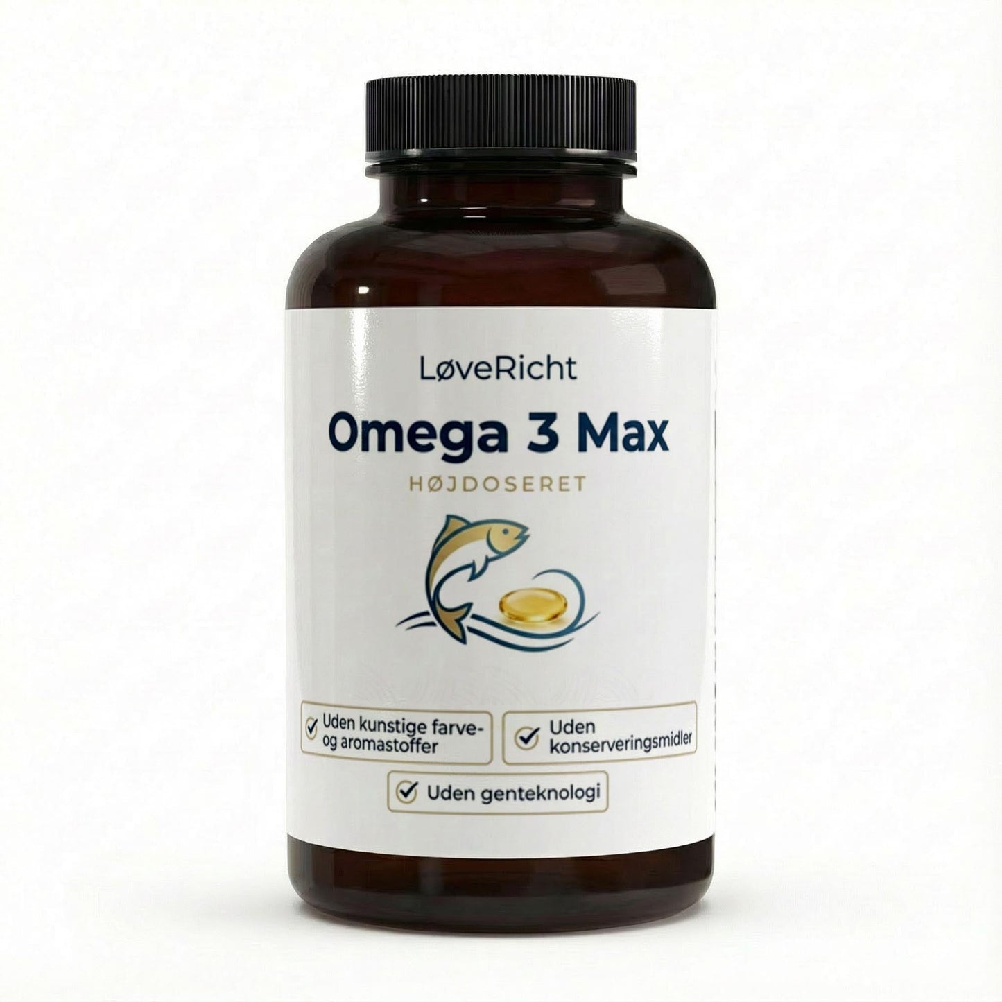 LøveRicht Omega 3 Max 35/25 - 120 Softgels - Stranvia