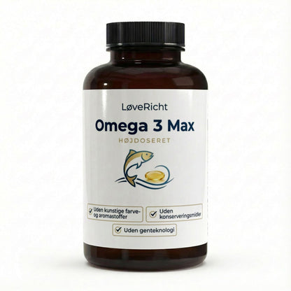 LøveRicht Omega 3 Max 35/25 - 120 Softgels - Stranvia